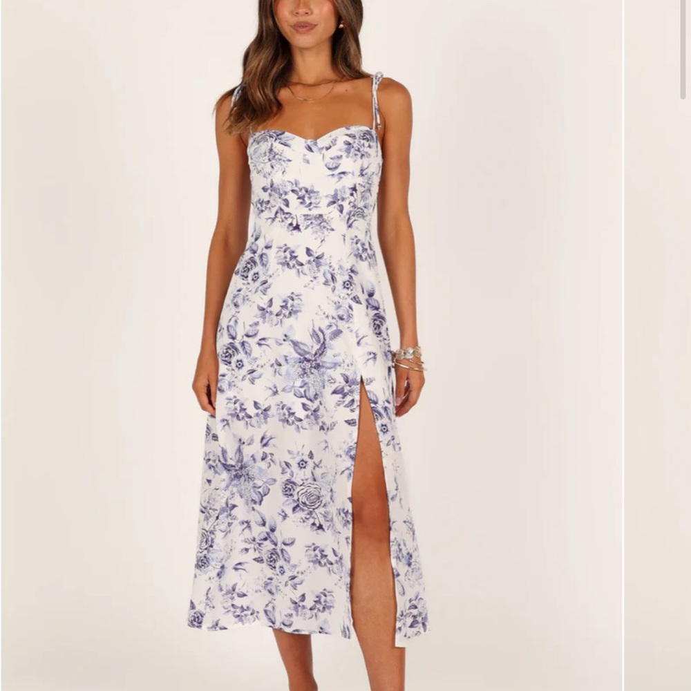 NWOT Petal & Pup AZELIA DRESS - BLUE FLORAL Size 6